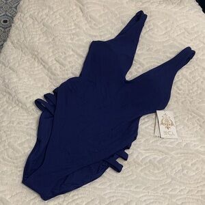 BECCA Navy One-Piece Swimsuit